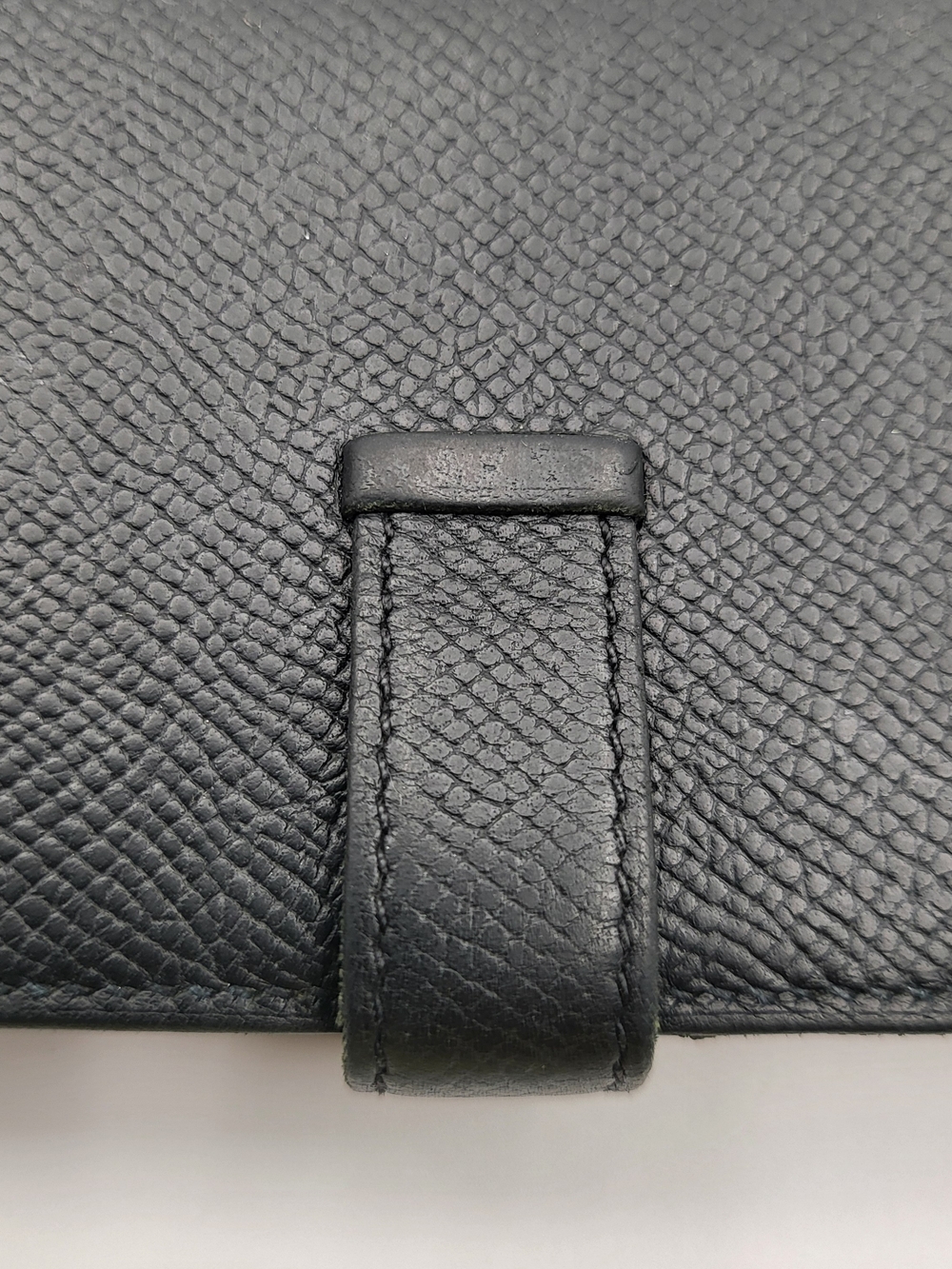 Hermes Bearn Black Epson Calfskin Leather Wallet with Gold Foil Logo,,Authentic. - Picture 15 of 16